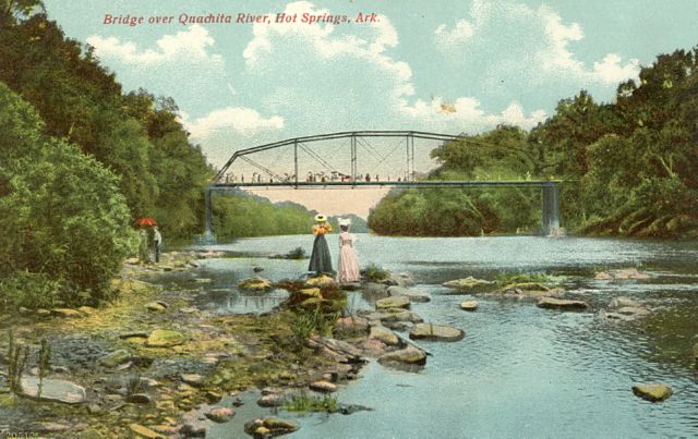 Bridge over Quachita River, Hot Springs, Ark. (Rockport Bridge)